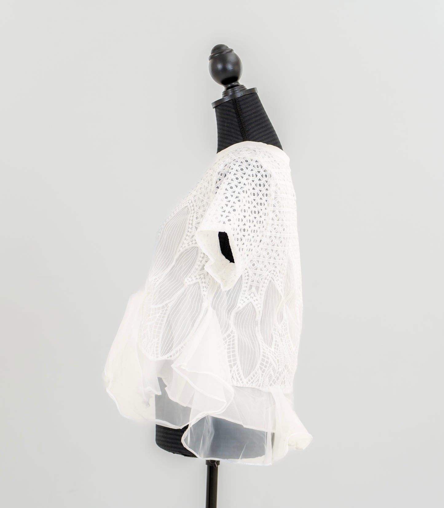 【即納】Lace tulle top