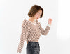 【即納】Bias striped top