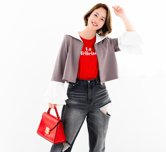 【即納】Sailor collar cardigan