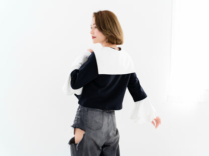 【即納】Sailor collar cardigan
