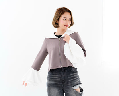 【即納】Sailor collar cardigan