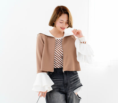 【即納】Sailor collar cardigan