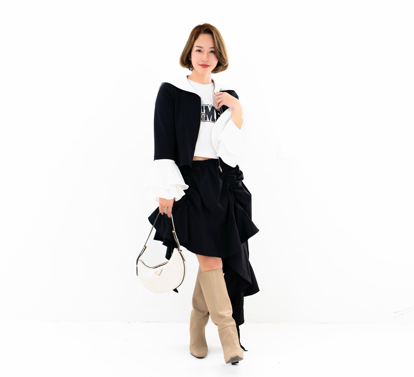 【即納】Sailor collar cardigan