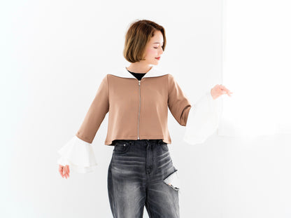 【即納】Sailor collar cardigan