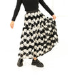 MONOTONE ROSE SKIRT