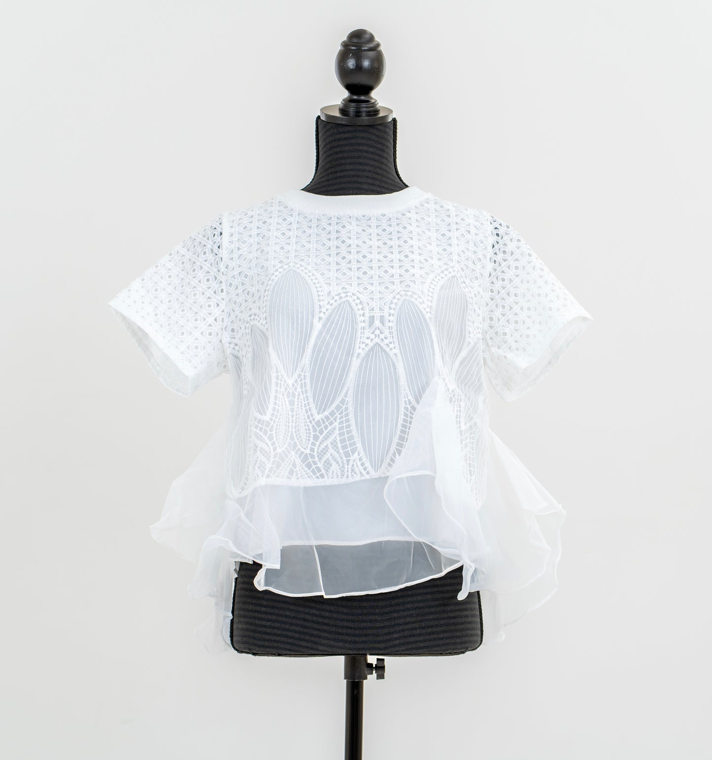 【即納】Lace tulle top