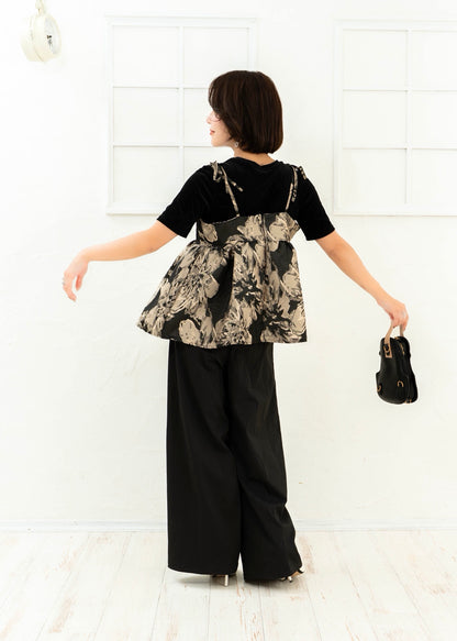 【予約】JACQUARD CAMISOLE TOPS