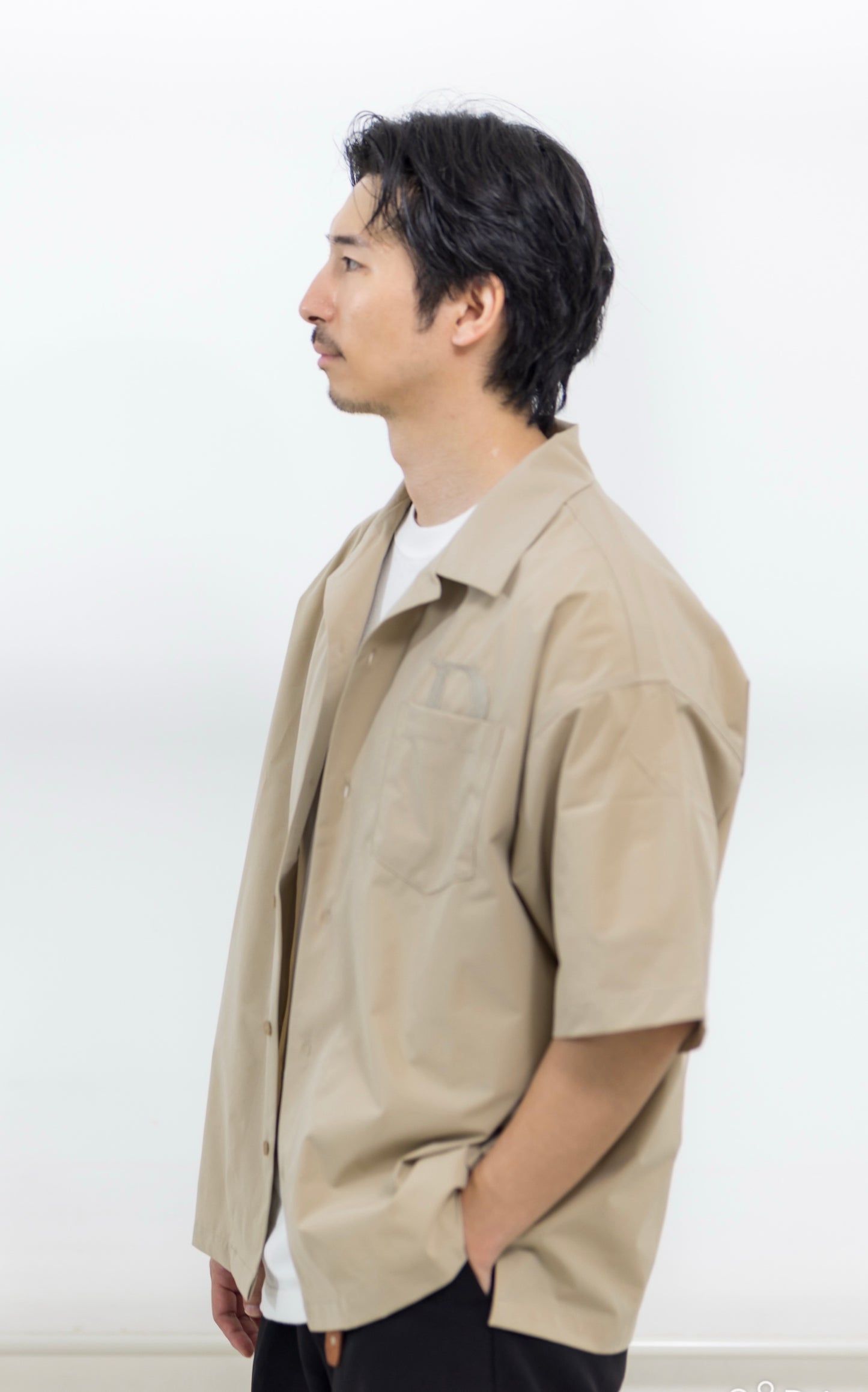 【Men's】4WAY STRETCH BIG SLEEVE SHIRT
