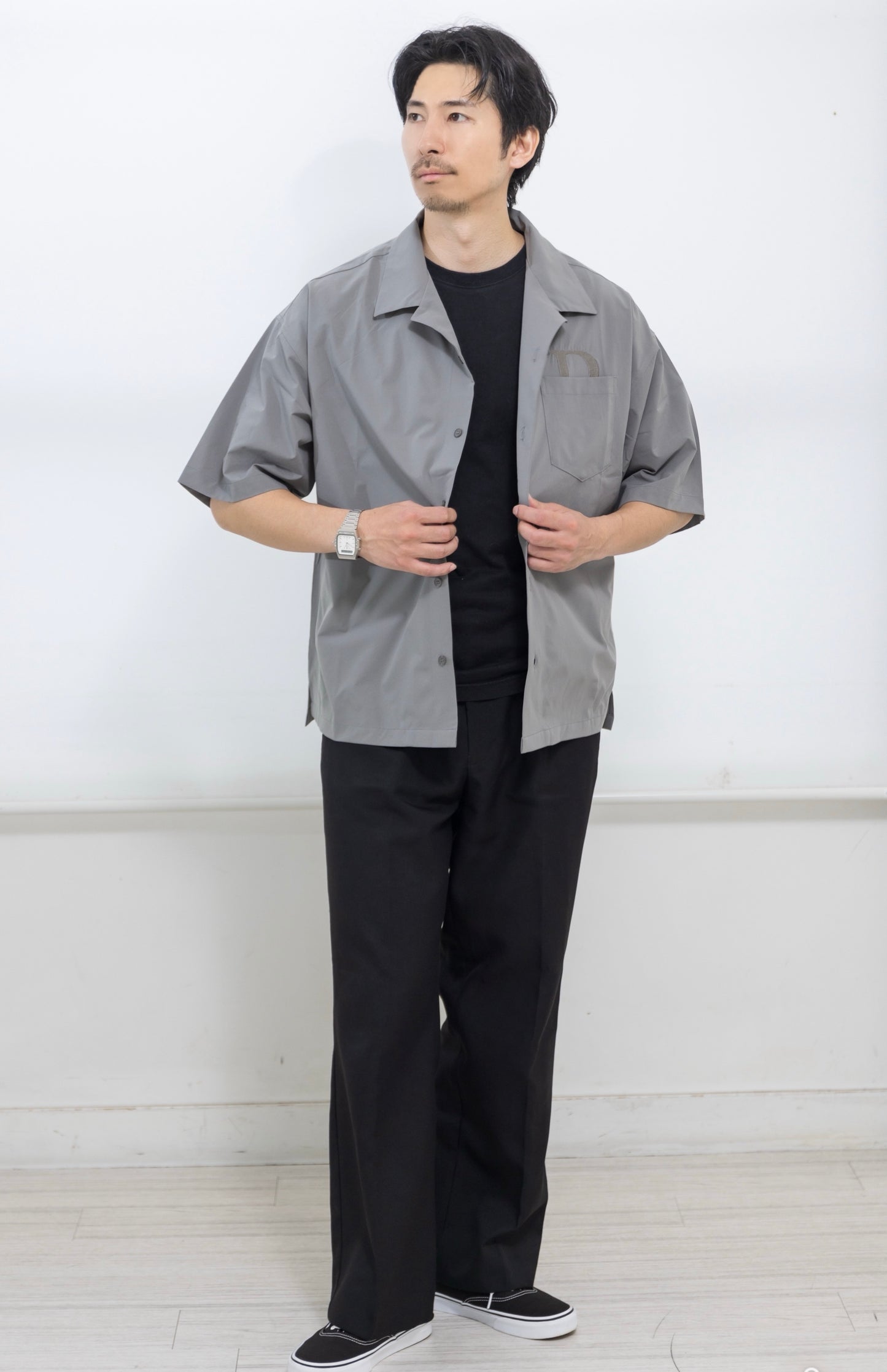 【Men's】4WAY STRETCH BIG SLEEVE SHIRT
