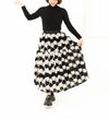 MONOTONE ROSE SKIRT