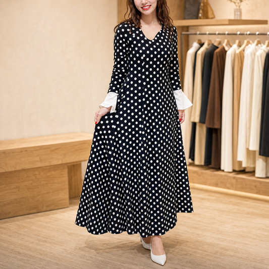 Wave dot onepiece