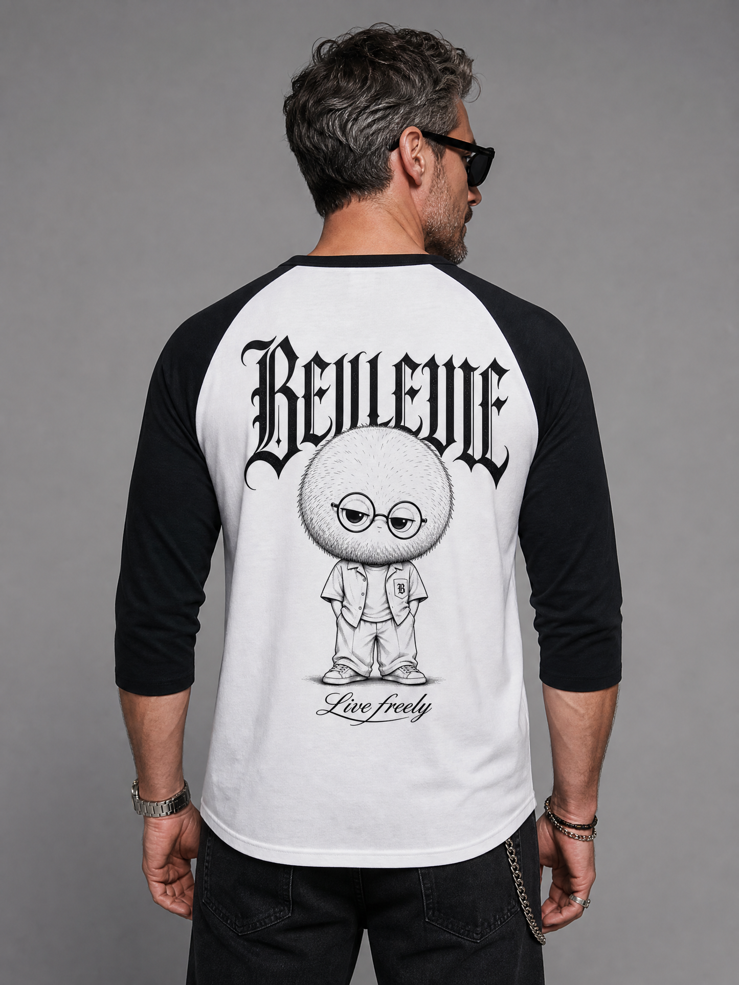 MEN's raglan sleeve tops