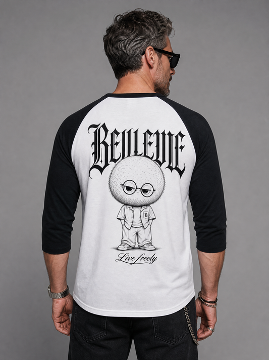 MEN's raglan sleeve tops